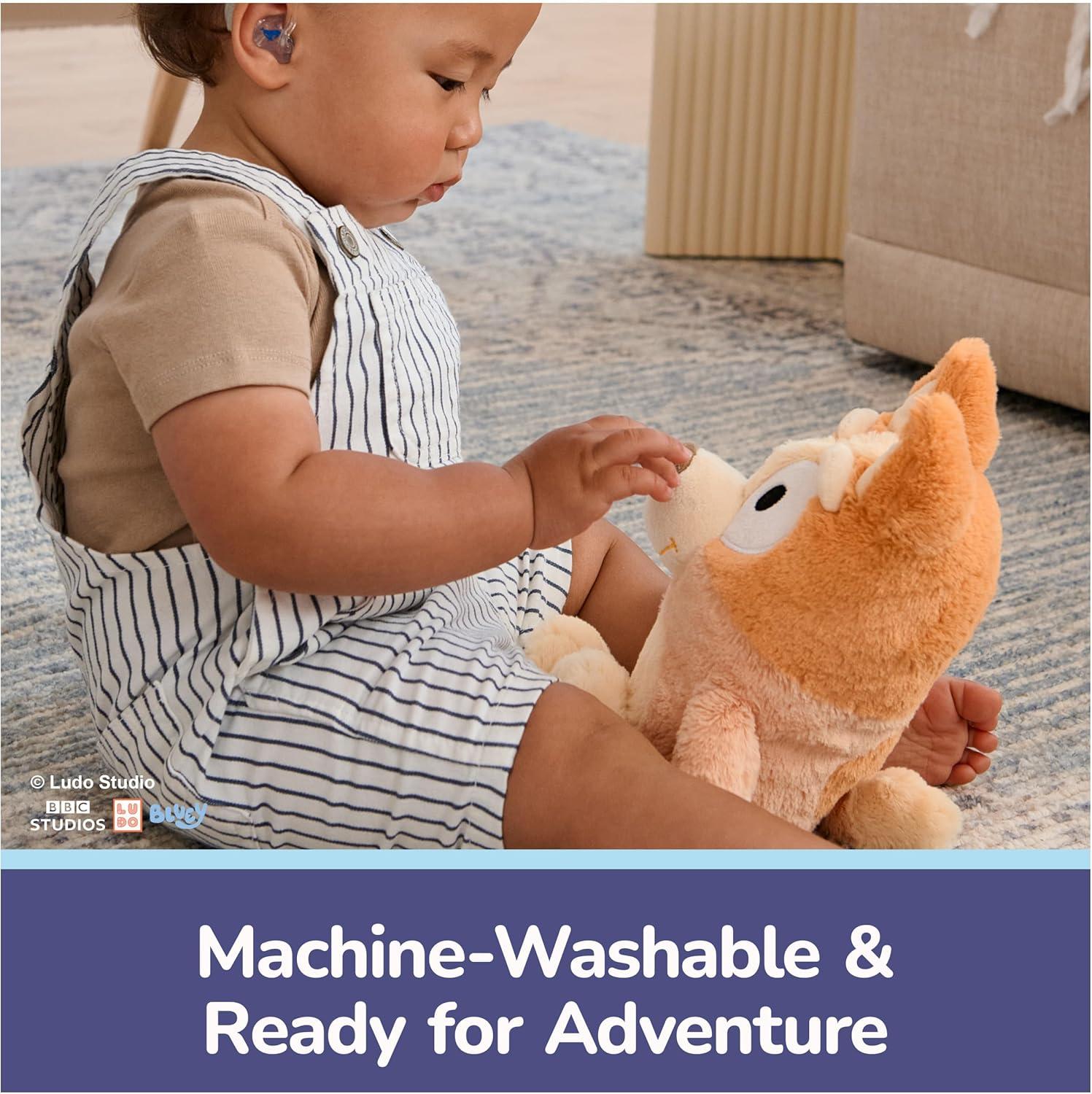 imageGUND Bingo Sustainably Soft Plush Made with Recycled Materials Stuffed Animals for Kids amp Toddlers Orange 13Bingo