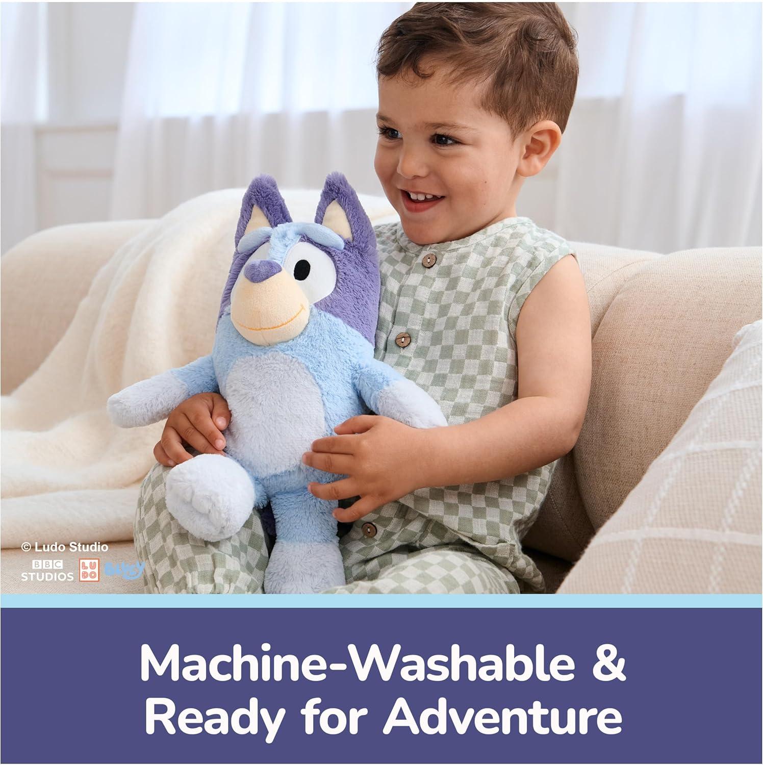 imageGUND Bingo Sustainably Soft Plush Made with Recycled Materials Stuffed Animals for Kids amp Toddlers Orange 13Bluey