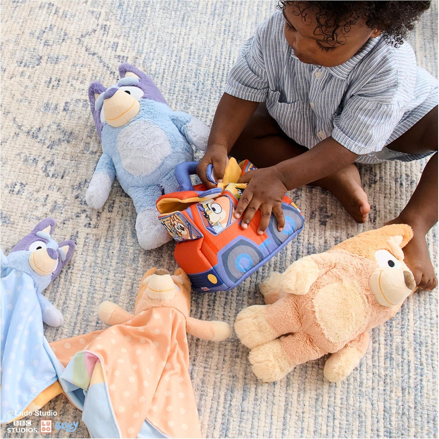 imageGUND Bingo Sustainably Soft Plush Made with Recycled Materials Stuffed Animals for Kids amp Toddlers Orange 13Bluey