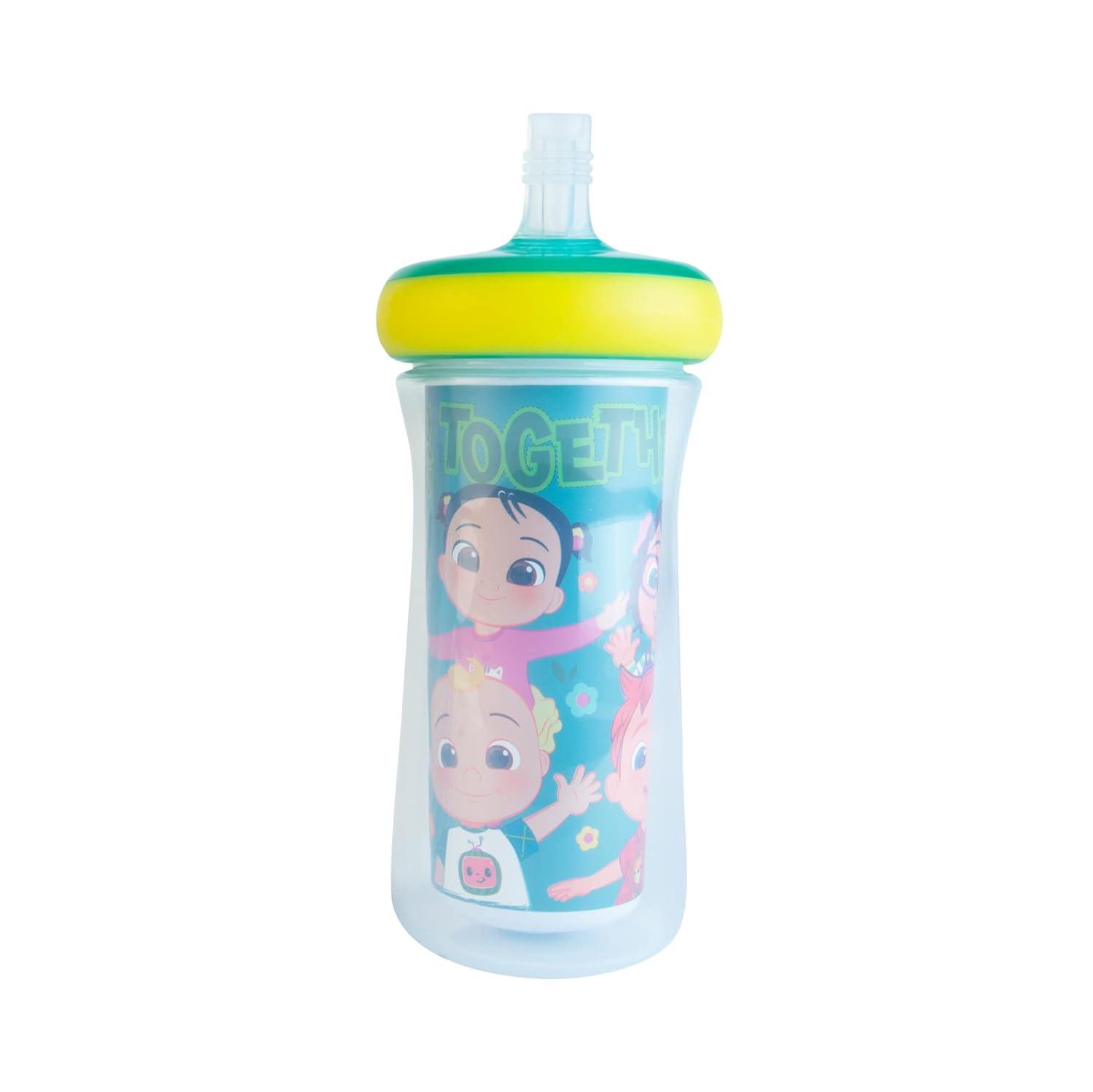 imageThe First Years Bluey Insulated Straw Cup Bluey Sippy Cups with Straw Kids Water Bottles 9 Oz 2 Count Ages 9 Months and Up2 Count
