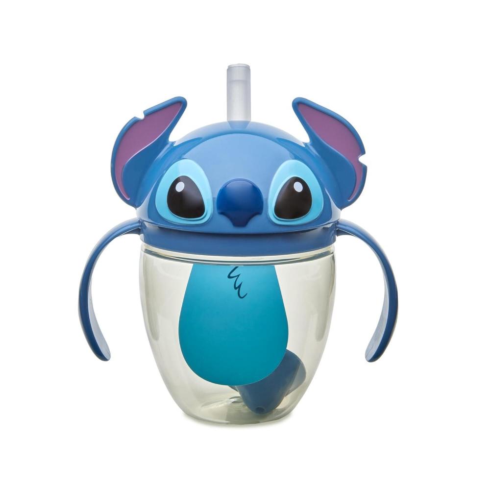 imageThe First Years Bingo Weighted Straw Cup Spill Proof Toddler Straw Cups with Flip Top Cover Bluey Cups for Everyday Sipping Toddler Feeding Supplies 7 Ounce Ages 6 Months and UpStitch