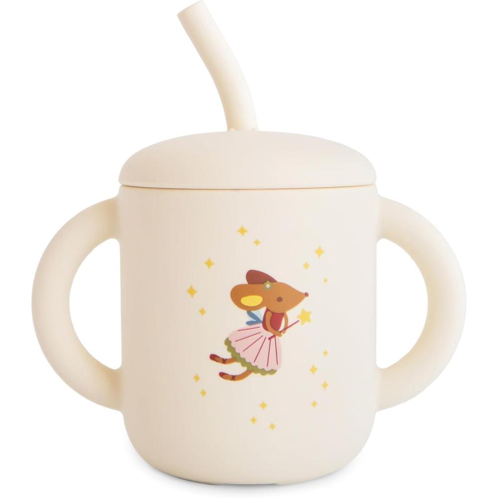 imagemushie x Bluey 100 Silicone Training Cup amp Straw for Toddlers  6 Months Bluey SageFairy Mice