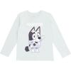 Bluey Bingo Chilli Mom Bandit Dad Long Sleeve Matching Family T-Shirt Toddler to Adult(Muffin  Blue)