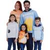 Bluey Bingo Dad Mom Fleece Matching Family Cosplay Pullover Hoodie Infant to Little Kid(Gray  Muffin)