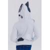 Bluey Bingo Dad Mom Fleece Matching Family Cosplay Pullover Hoodie Infant to Little Kid(Gray  Muffin)