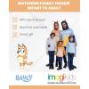 Bluey Bingo Dad Mom Fleece Matching Family Cosplay Pullover Hoodie Infant to Little Kid(Orange  Chilli Mom)
