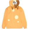 Bluey Bingo Dad Mom Fleece Matching Family Cosplay Pullover Hoodie Infant to Little Kid(Orange  Chilli Mom)