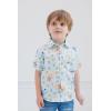 Bluey Bingo Hawaiian Button Down Dress Shirt Toddler to Big Kid(Bluey / Bingo / Ice Cream)