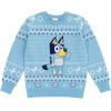 Bluey Christmas Matching Family Sweater Toddler to Adult Sizes (2T – 2XL)(Bluey  Blue)