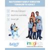 Bluey Christmas Matching Family Sweater Toddler to Adult Sizes (2T – 2XL)(Bluey  Blue)