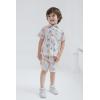 Bluey Cotton Gauze Matching Family Outfits Dress & Button Down Shirt & Shorts Infant to Little Kid Sizes (12 Months – 7-8)(Boy’s Shorts Set)