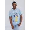 Bluey Matching Family T-Shirt Toddler to Adult Sizes (2T – 3XL)(Bandit  Blue)