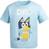 Bluey Matching Family T-Shirt Toddler to Adult Sizes (2T – 3XL)(Bandit  Blue)