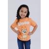 Bluey Matching Family T-Shirt Toddler to Adult Sizes (2T – 3XL)(Bingo  Orange)