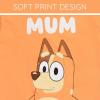 Bluey Matching Family T-Shirt Toddler to Adult Sizes (2T – 3XL)(Chilli  Orange)