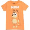 Bluey Matching Family T-Shirt Toddler to Adult Sizes (2T – 3XL)(Chilli  Orange)