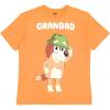Bluey Matching Family T-Shirt Toddler to Adult Sizes (2T – 3XL)(Grandad  Orange)