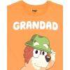Bluey Matching Family T-Shirt Toddler to Adult Sizes (2T – 3XL)(Grandad  Orange)