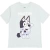 Bluey Matching Family T-Shirt Toddler to Adult Sizes (2T – 3XL)(Muffin  Blue)
