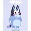 Bluey Matching Family T-Shirt Toddler to Adult Sizes (2T – 3XL)(Nana  Blue)