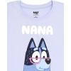 Bluey Matching Family T-Shirt Toddler to Adult Sizes (2T – 3XL)(Nana  Blue)