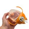 The First Years Bingo Weighted Straw Cup – Spill Proof Toddler Straw Cups with Flip Top Cover – Bluey Cups for Everyday Sipping – Toddler Feeding Supplies – 7 Ounce – Ages 6 Months and Up(Bingo)