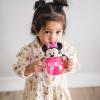 The First Years Bingo Weighted Straw Cup – Spill Proof Toddler Straw Cups with Flip Top Cover – Bluey Cups for Everyday Sipping – Toddler Feeding Supplies – 7 Ounce – Ages 6 Months and Up(Minnie Mouse)
