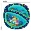 The First Years Bluey 4-Piece Place Setting – BPA Free Dishwasher Safe Toddler Dinnerware Set with Divided Plate, Bowl, Fork, Spoon – Multicolor(Baby Shark)