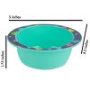 The First Years Bluey 4-Piece Place Setting – BPA Free Dishwasher Safe Toddler Dinnerware Set with Divided Plate, Bowl, Fork, Spoon – Multicolor(Baby Shark)