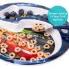 The First Years Bluey 4-Piece Place Setting – BPA Free Dishwasher Safe Toddler Dinnerware Set with Divided Plate, Bowl, Fork, Spoon – Multicolor(Disney/Pixar Cars)
