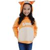 imageBluey Bingo Dad Mom Fleece Matching Family Cosplay Pullover Hoodie Infant to Little KidOrange  Bingo
