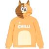 imageBluey Bingo Dad Mom Fleece Matching Family Cosplay Pullover Hoodie Infant to Little KidOrange  Chilli Mom