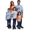 Bluey Matching Family T-Shirt Toddler to Adult Sizes (2T – 3XL)(Bandit  Blue)