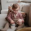 mushie x Bluey 100% Silicone Training Cup & Straw for Toddlers | 6 Months+ (Bluey Sage)(Blush)