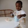 mushie x Bluey 100% Silicone Training Cup & Straw for Toddlers | 6 Months+ (Bluey Sage)(Tradewinds)