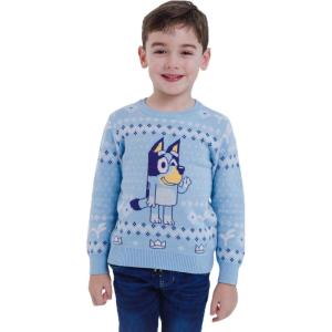 Bluey Christmas Matching Family Sweater Toddler to Adult Sizes (2T – 2XL)(Bluey  Blue)