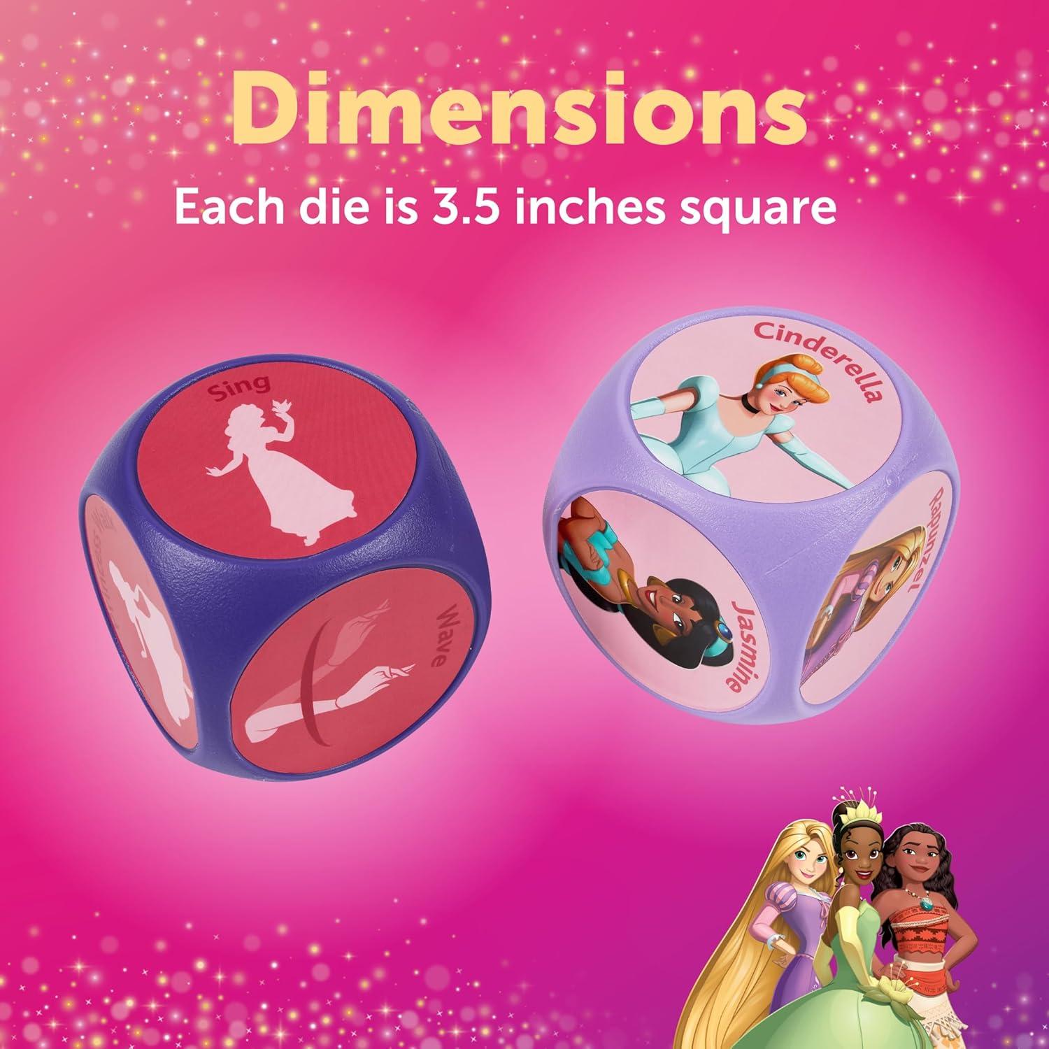 imageBLUEY Wackadoo Dice Imagination Act Out the Action Game Family Game Night for All Ages Creative and Engaging Fun for All Featuring Bluey and Bingo with 36 unique and silly combinationsDISNEY PRINCESS