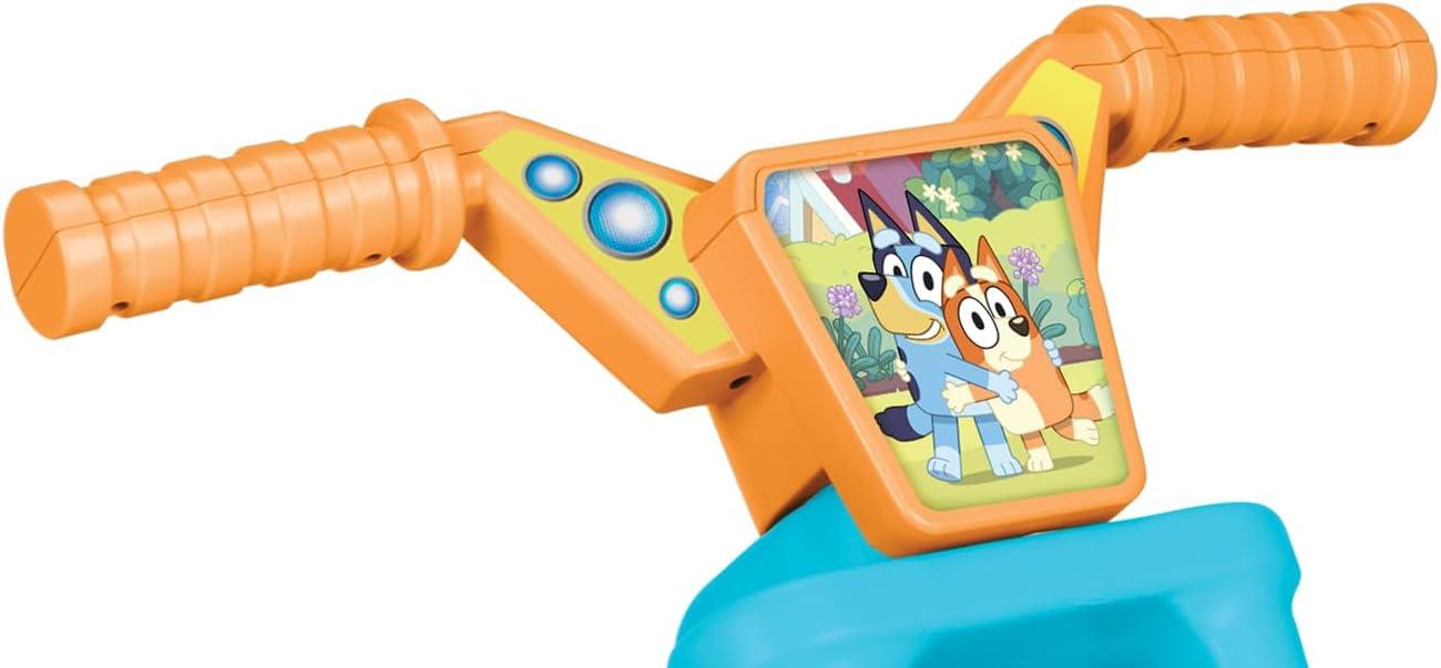 imageBluey Kids RideOn 10 Fly Wheels Junior Cruiser Tricycle with Sounds Toddler Bike Trike Ages 1836M for Kids 3335 Tall 35 lbs Weight Limit