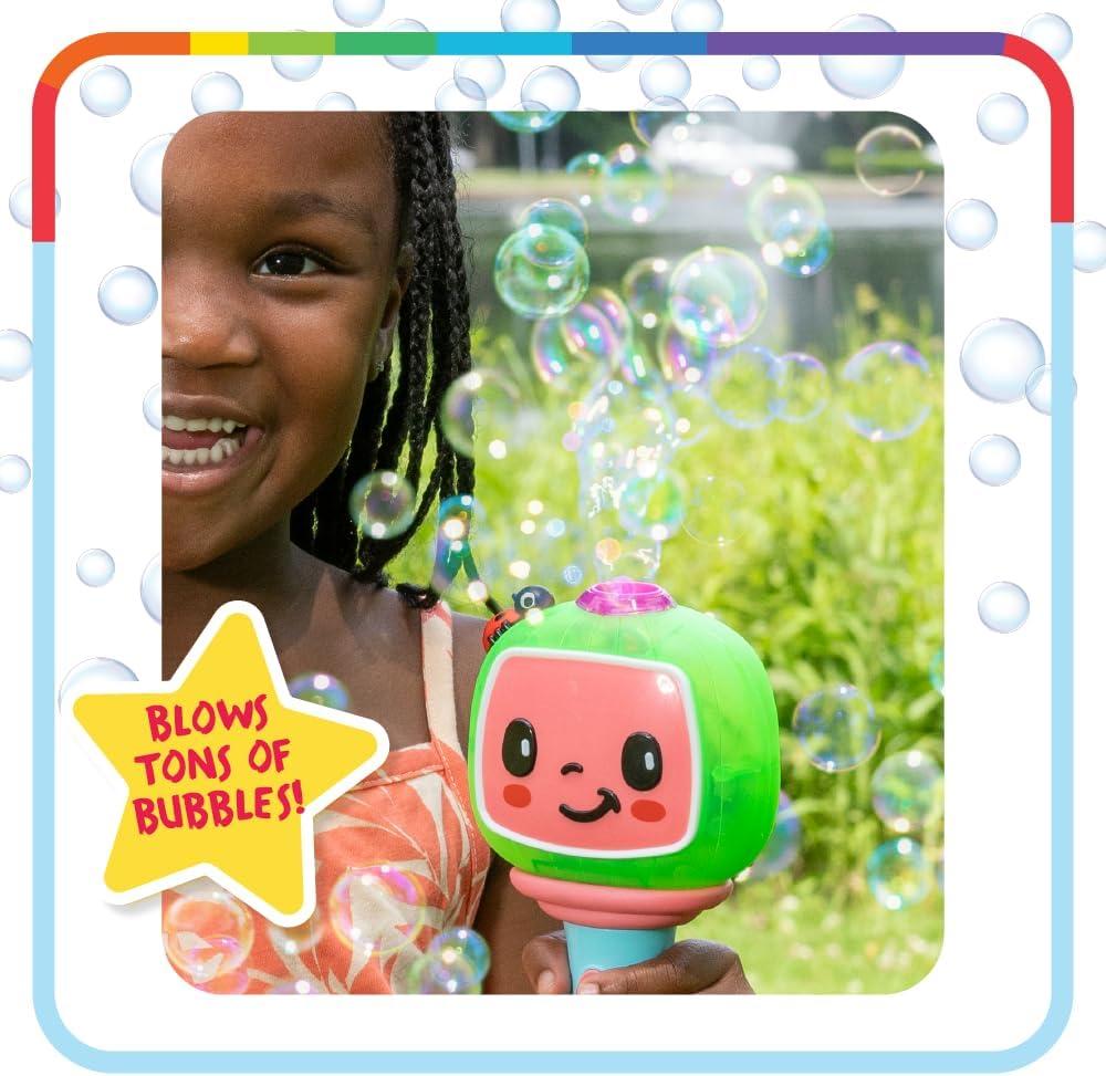 imageLittle Kids BLUEY Light and Sound Musical Bubble Wand Includes Bubble SolutionCocomelon