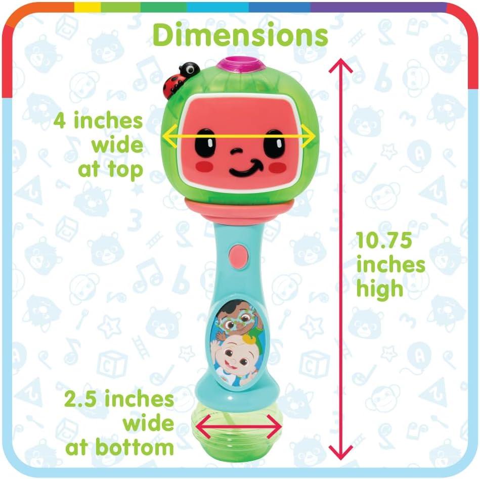 imageLittle Kids BLUEY Light and Sound Musical Bubble Wand Includes Bubble SolutionCocomelon