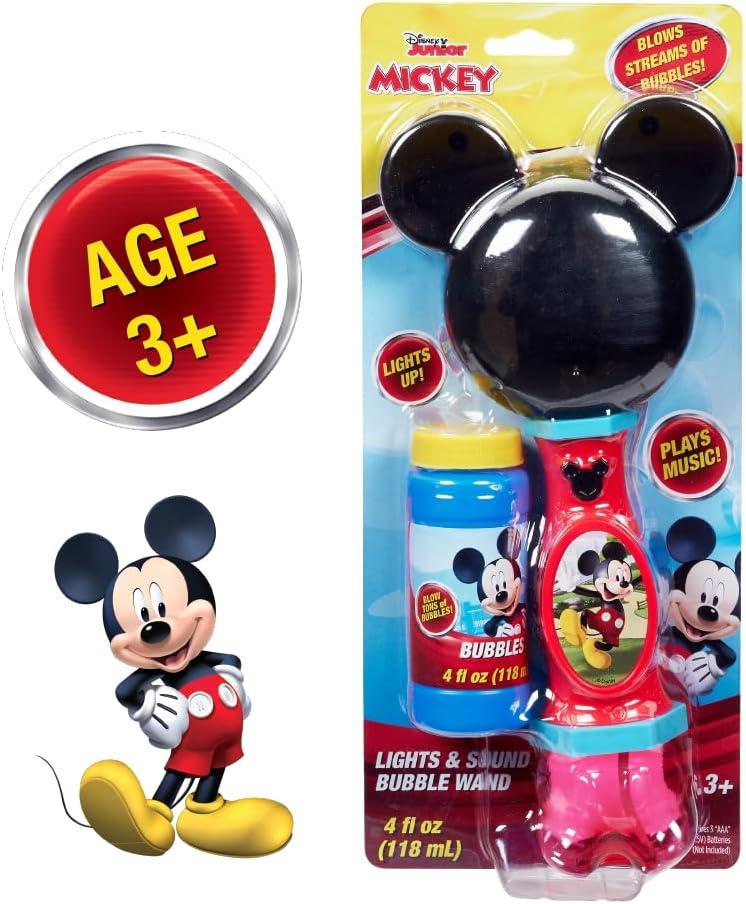 imageLittle Kids BLUEY Light and Sound Musical Bubble Wand Includes Bubble SolutionMickey Mouse