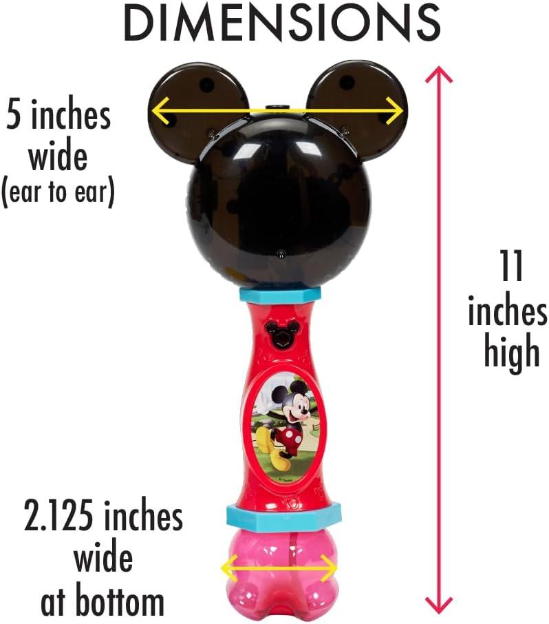 imageLittle Kids BLUEY Light and Sound Musical Bubble Wand Includes Bubble SolutionMickey Mouse