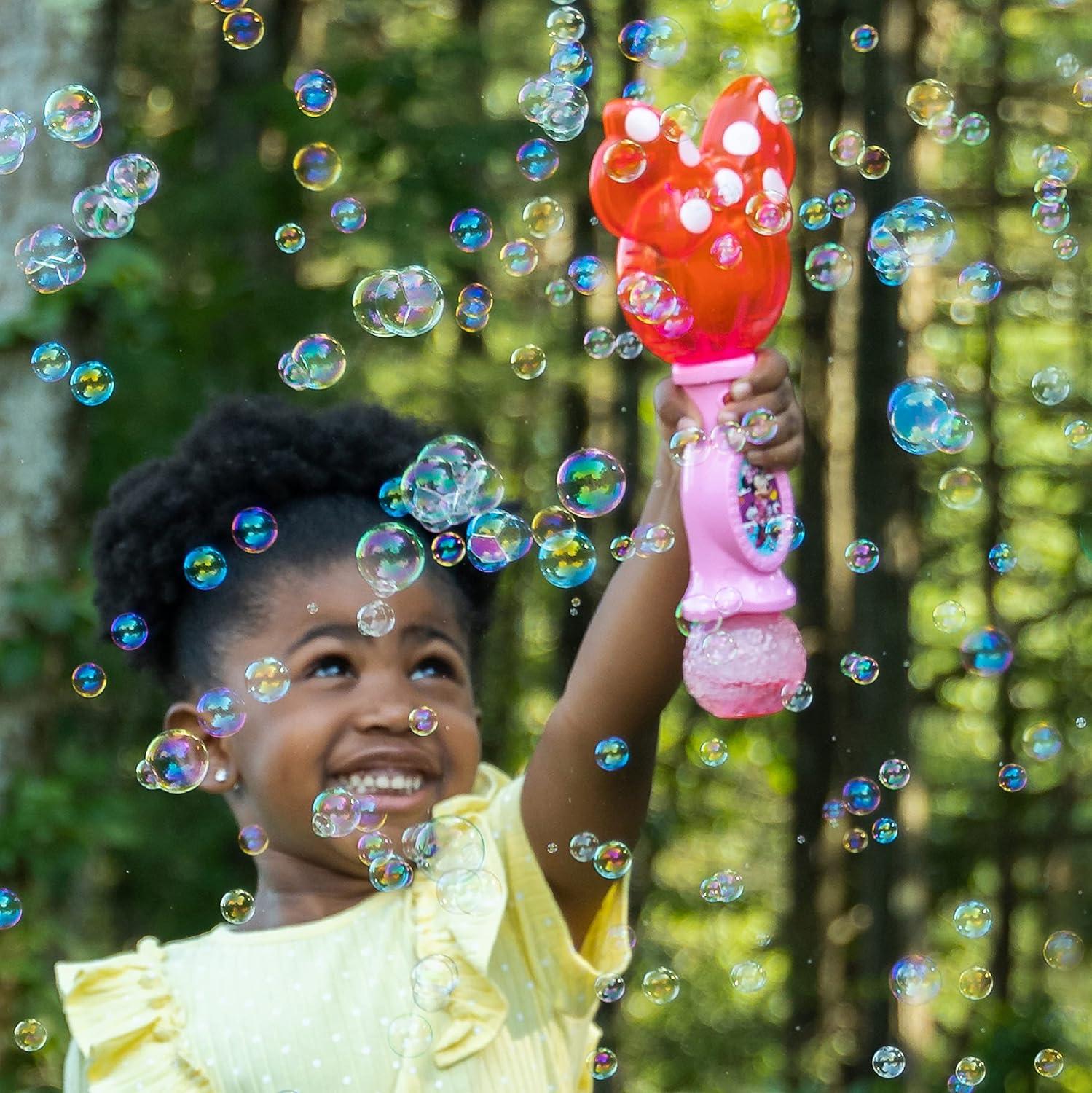imageLittle Kids BLUEY Light and Sound Musical Bubble Wand Includes Bubble SolutionMinnie Mouse