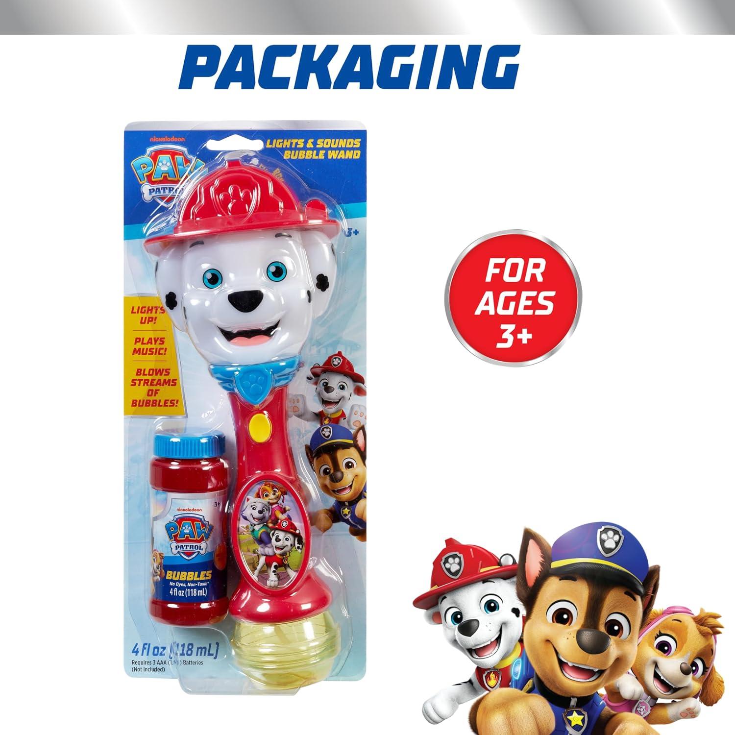 imageLittle Kids BLUEY Light and Sound Musical Bubble Wand Includes Bubble SolutionPaw Patrol