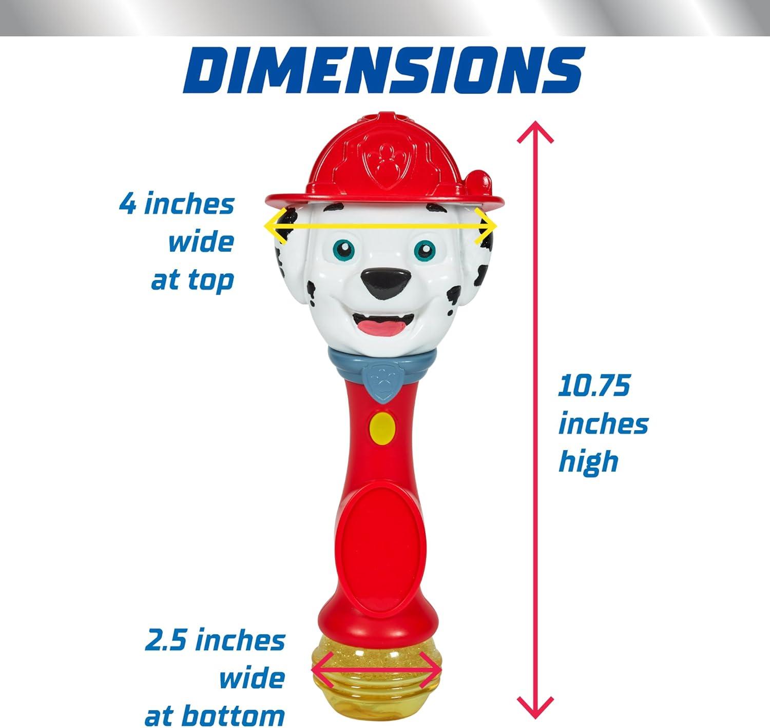 imageLittle Kids BLUEY Light and Sound Musical Bubble Wand Includes Bubble SolutionPaw Patrol