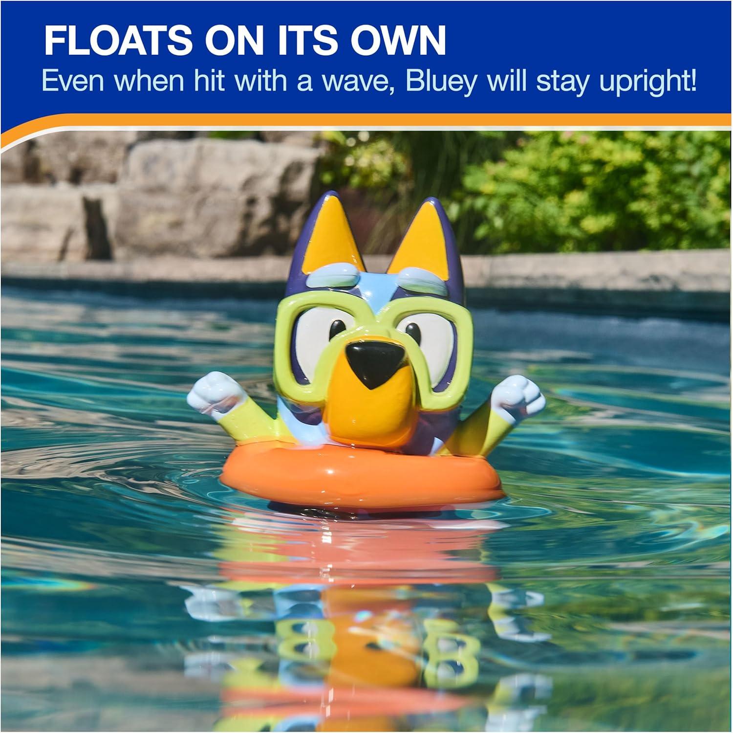 imageSwimways Bluey Floatin Figures Swimming Pool Accessories amp Kids Pool Toys Bluey Party Supplies amp Water Toys for Kids Aged 3 amp Up