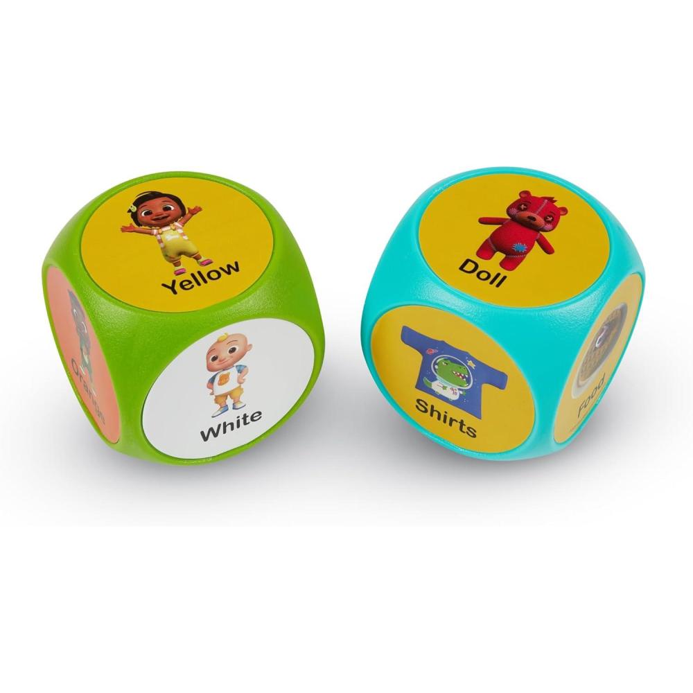 imageBLUEY Wackadoo Dice Imagination Act Out the Action Game Family Game Night for All Ages Creative and Engaging Fun for All Featuring Bluey and Bingo with 36 unique and silly combinationsCOCOMELON