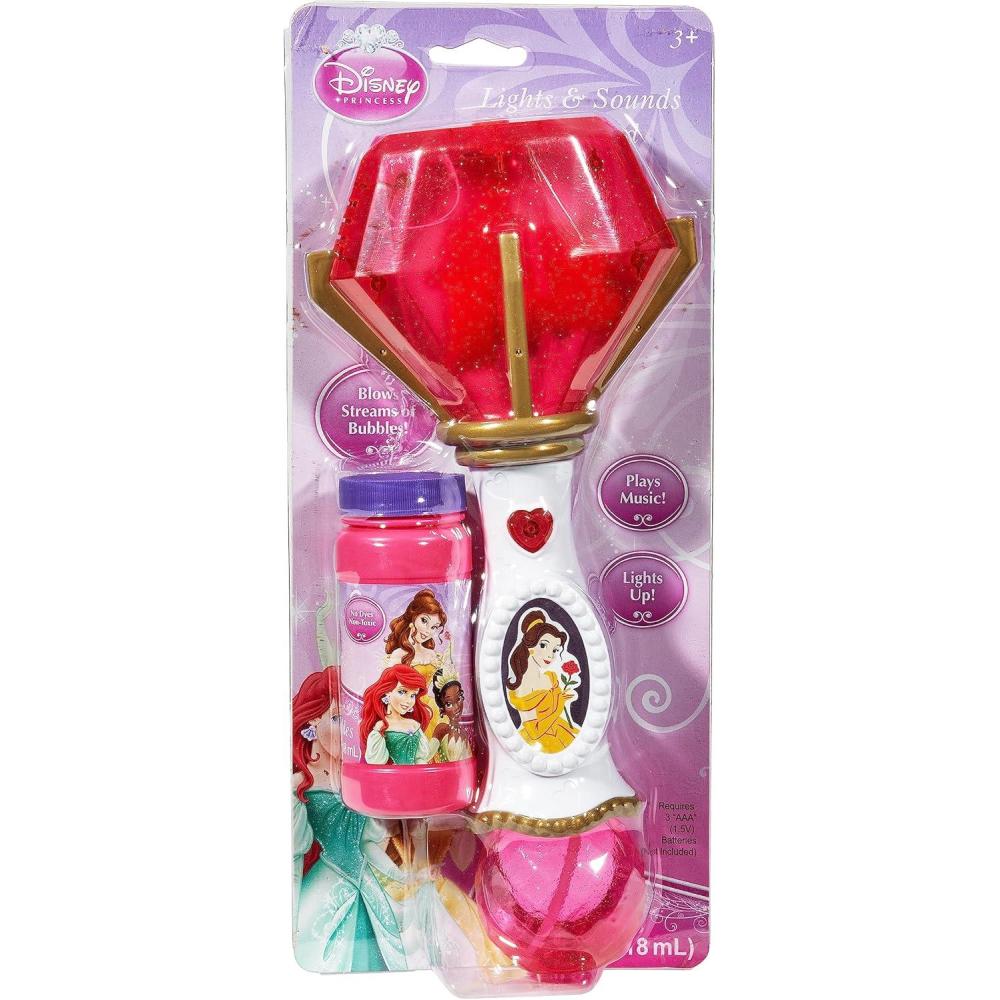 imageLittle Kids BLUEY Light and Sound Musical Bubble Wand Includes Bubble SolutionBelle