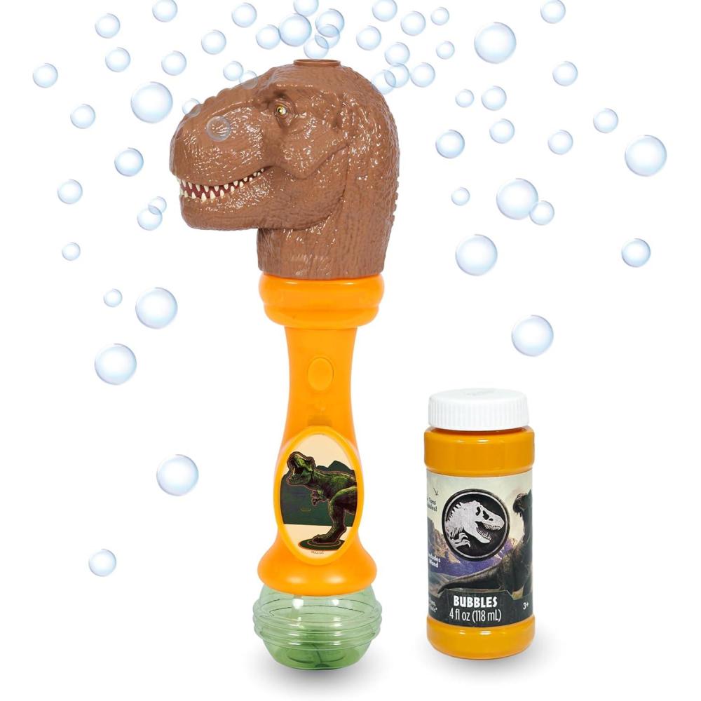 imageLittle Kids BLUEY Light and Sound Musical Bubble Wand Includes Bubble SolutionJurassic World