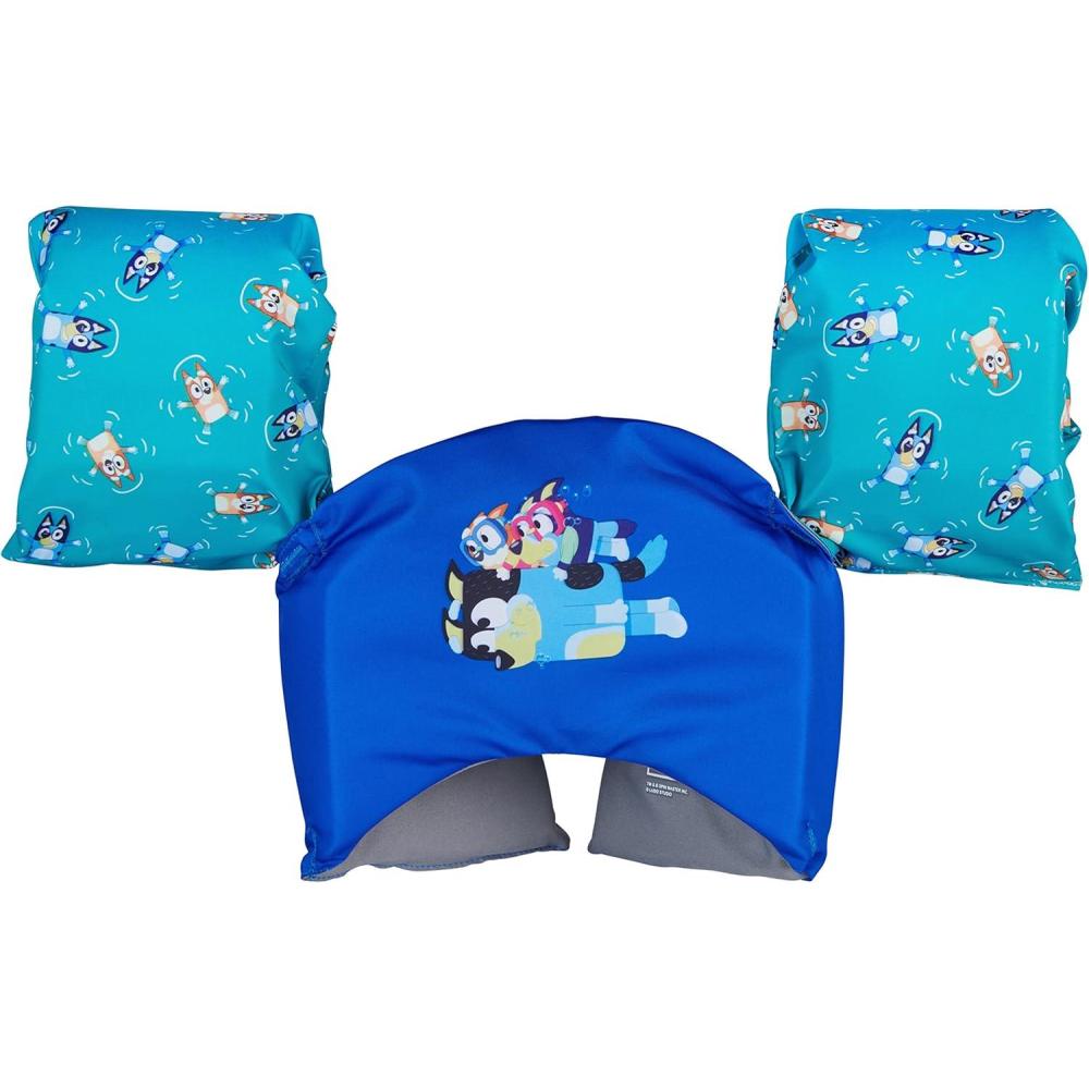 imageSwimWays Swim Trainer US Coast Guard Approved Life Vest Kids Swim VestBluey